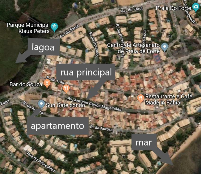 Duplex Com Hidromassagem - Praia Do Forte Esterno foto